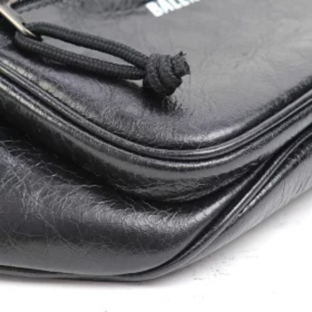 Balenciaga Explorer Belt Pack Gray Calf Leather Body Bag Waist Clutch Bum P - Picture 8 of 13
